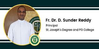 St. Joseph's Degree and PG College Principal: Fr. Dr. D. Sunder Reddy Interview
